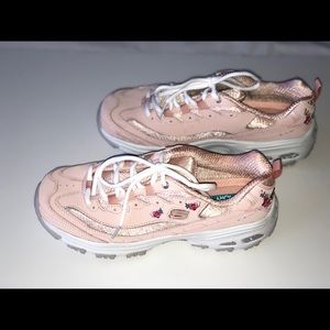 SKECHERS DLITESBRIGHT BLOSSOMS LIGHT PINK